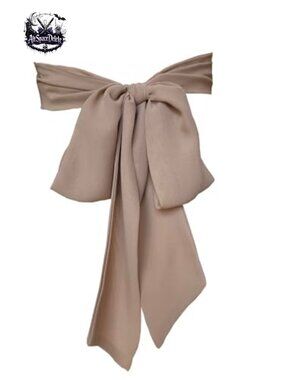 Chiffon Sash Belt Wide Bow Tie Bridal Wedding Dress Waist Belt